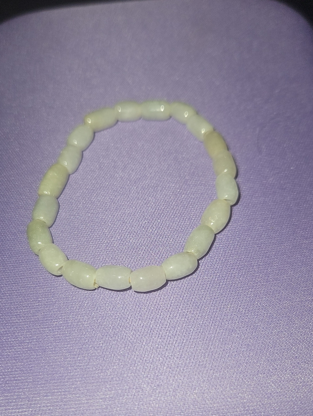 White Jade Stone Bracelet